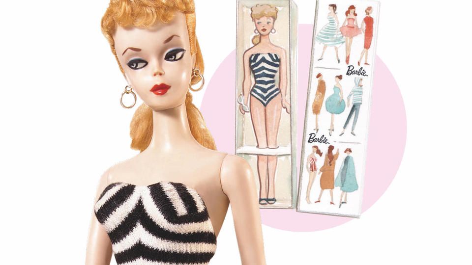 Photo et image de la Première poupée Barbie en 1959 par Mattel