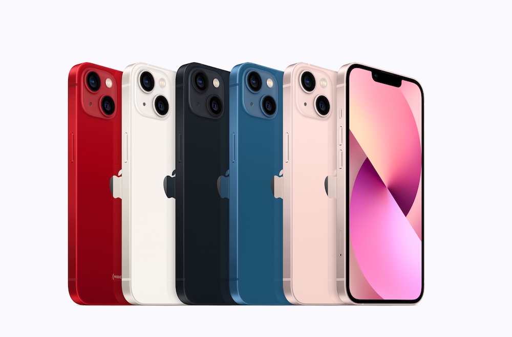 5 iPhone 13 avec les couleurs de 2021 en Belgique