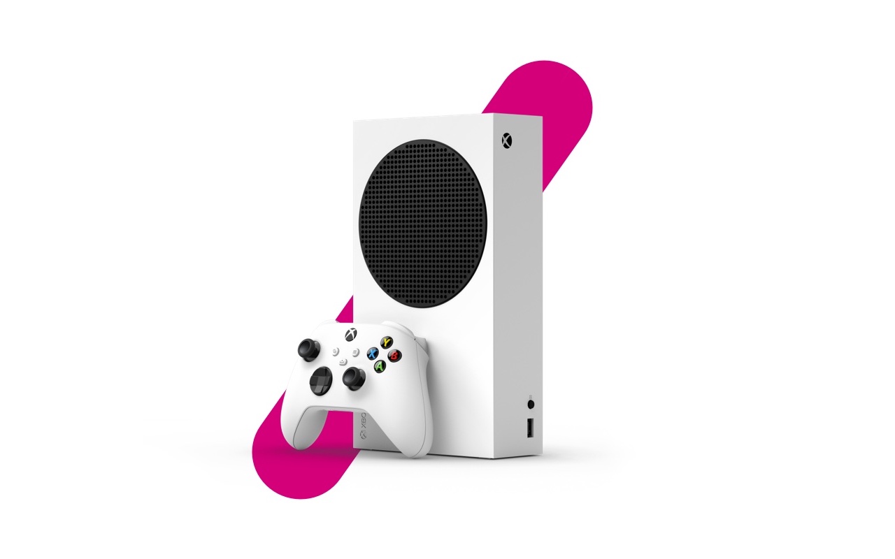 Xbox Series S en promotion vue de face chez VOO à 99€